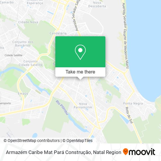 Mapa Armazém Caribe Mat Pará Construção