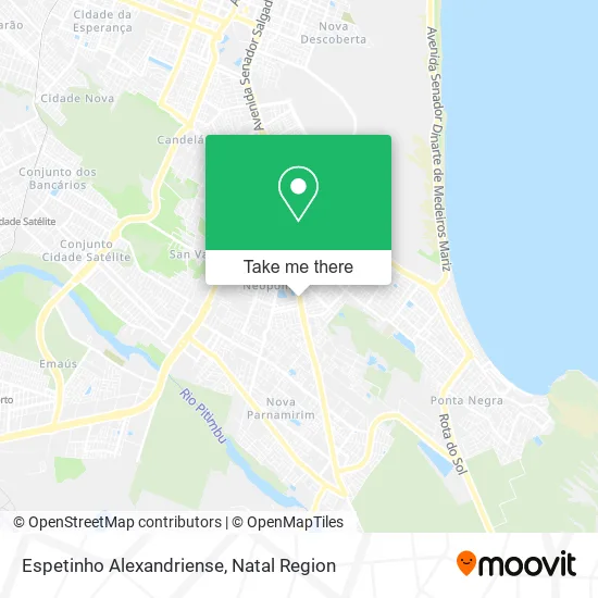 Espetinho Alexandriense map