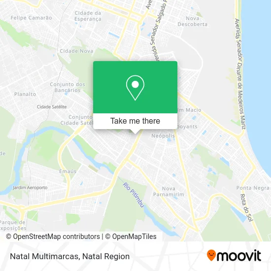 Natal Multimarcas map