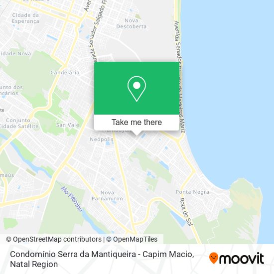 Mapa Condomínio Serra da Mantiqueira - Capim Macio