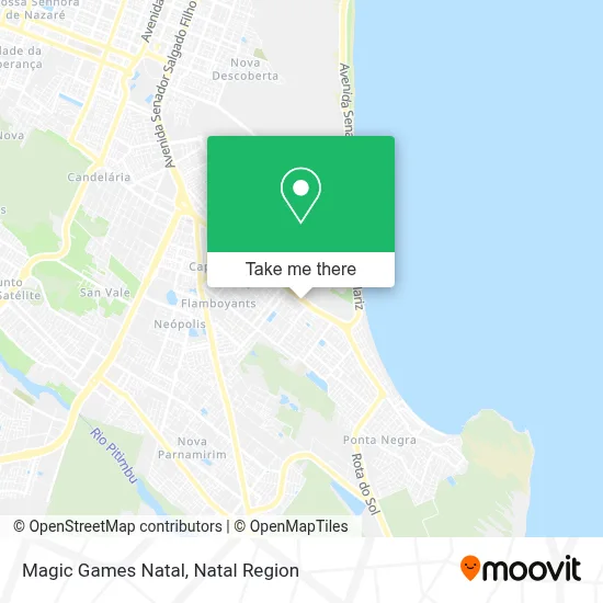 Magic Games Natal map