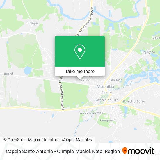 Capela Santo Antônio - Olímpio Maciel map