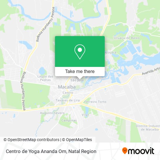 Centro de Yoga Ananda Om map