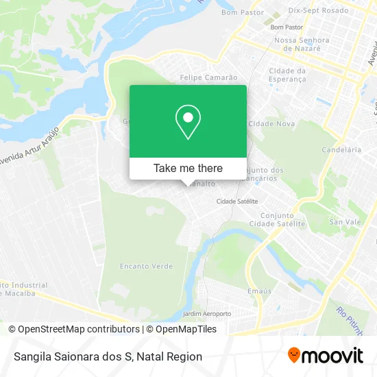 Sangila Saionara dos S map