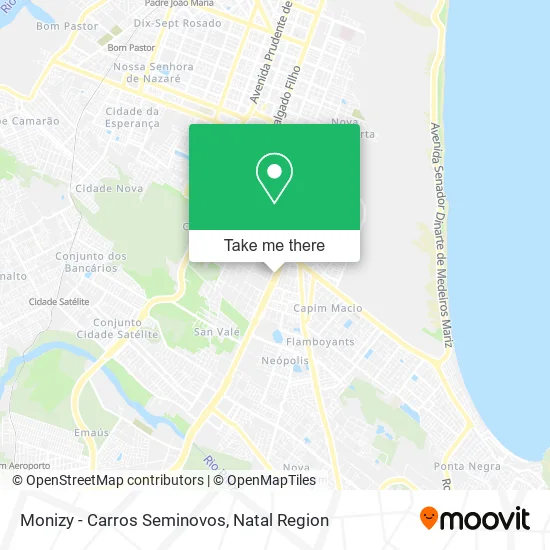 Monizy - Carros Seminovos map