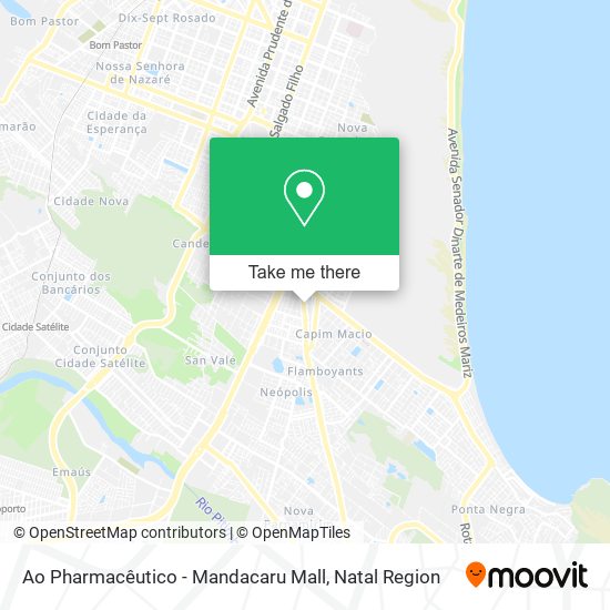 Mapa Ao Pharmacêutico - Mandacaru Mall