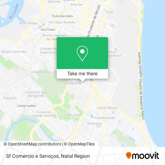 Sf Comercio e Serviços map