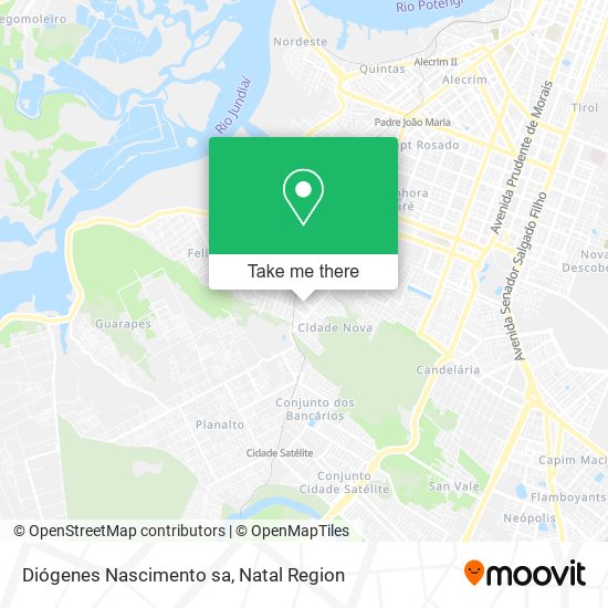 Diógenes Nascimento sa map