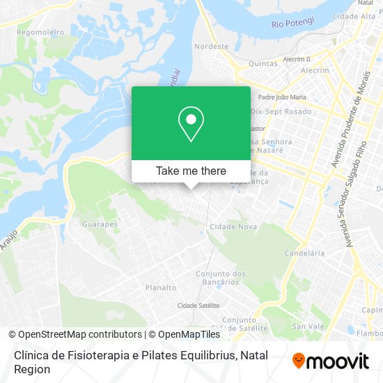 Clínica de Fisioterapia e Pilates Equilibrius map
