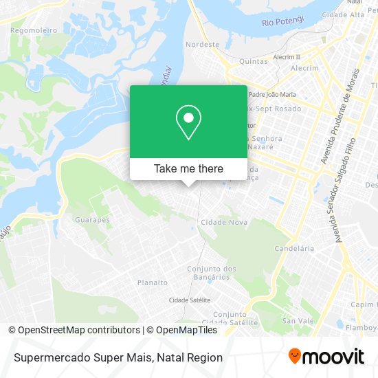 Supermercado Super Mais map