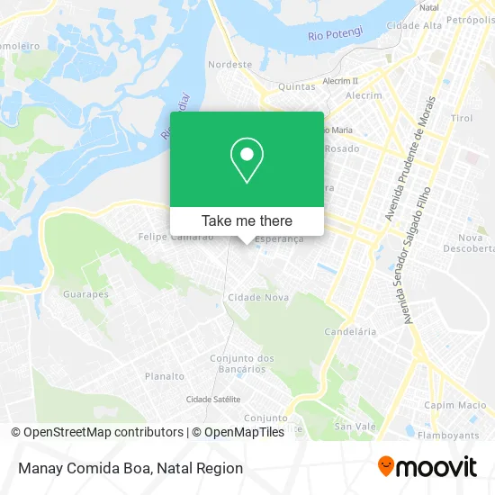 Manay Comida Boa map