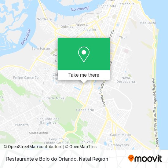 Restaurante e Bolo do Orlando map
