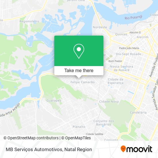 MB Serviços Automotivos map