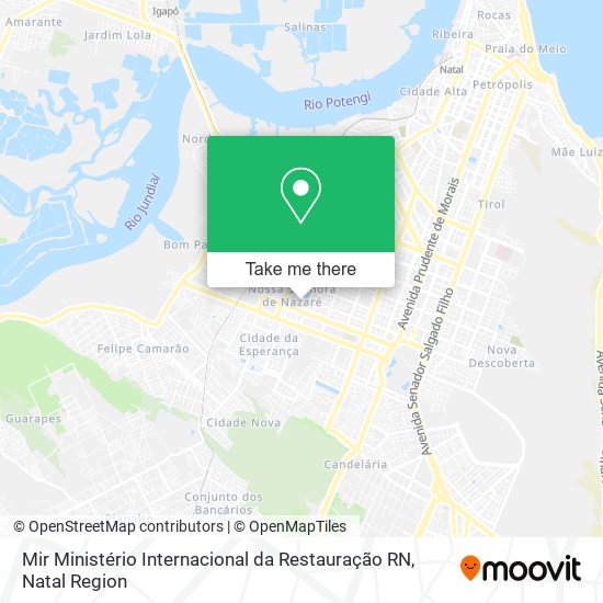 Mir Ministério Internacional da Restauração RN map