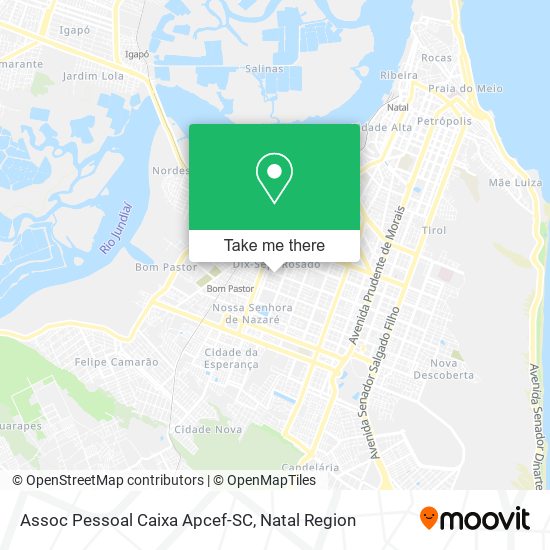 Assoc Pessoal Caixa Apcef-SC map
