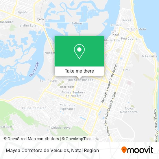 Maysa Corretora de Veículos map