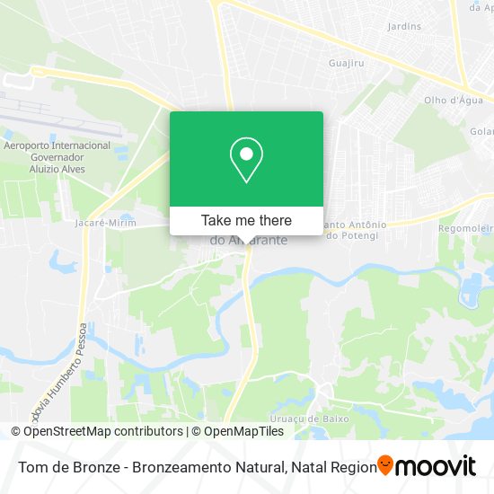 Tom de Bronze - Bronzeamento Natural map