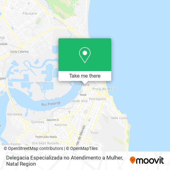 Delegacia Especializada no Atendimento a Mulher map