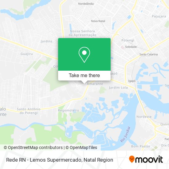 Mapa Rede RN - Lemos Supermercado