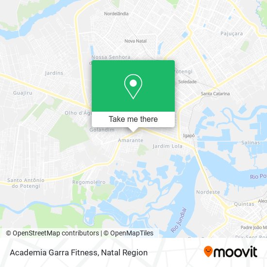 Academia Garra Fitness map