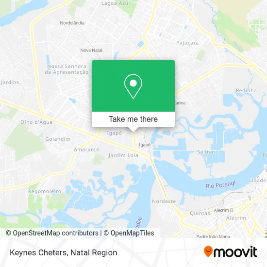 Keynes Cheters map