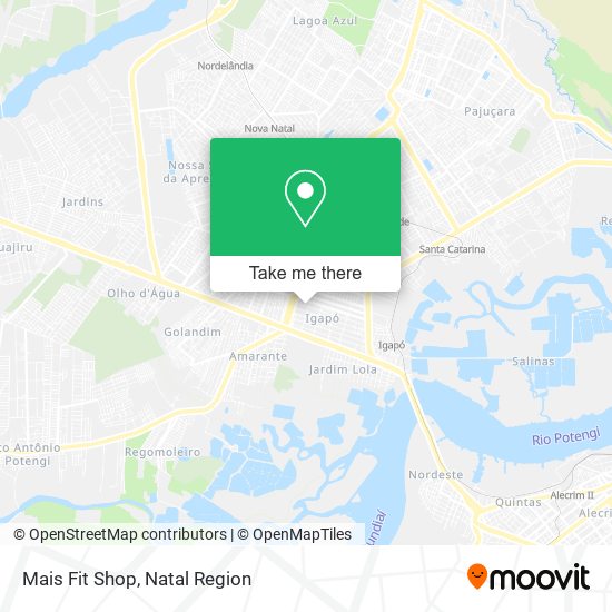 Mais Fit Shop map