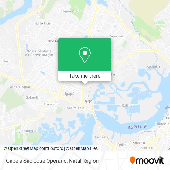 Capela São José Operário map