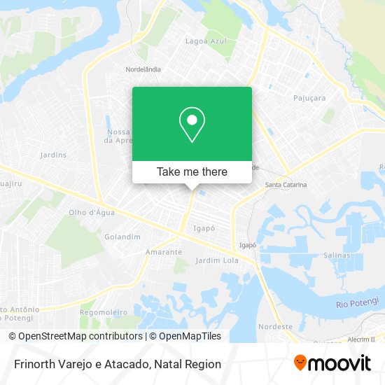 Frinorth Varejo e Atacado map