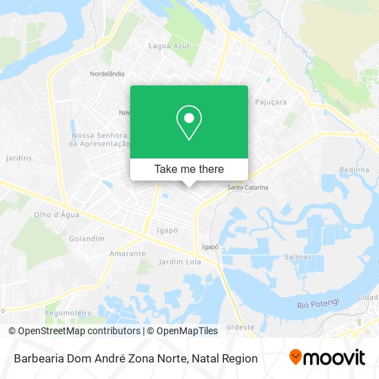 Barbearia Dom André Zona Norte map