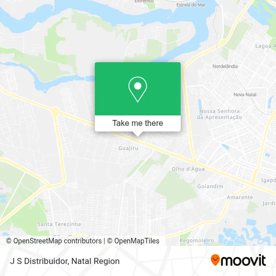 J S Distribuidor map