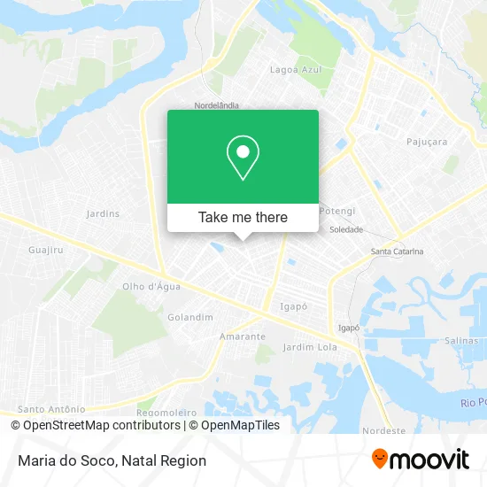Maria do Soco map
