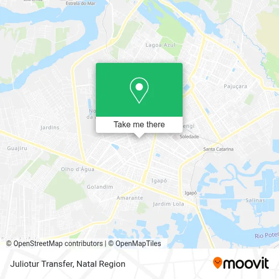 Juliotur Transfer map