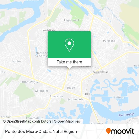 Ponto dos Micro-Ondas map
