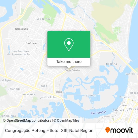 Congregação Potengi - Setor XIII map