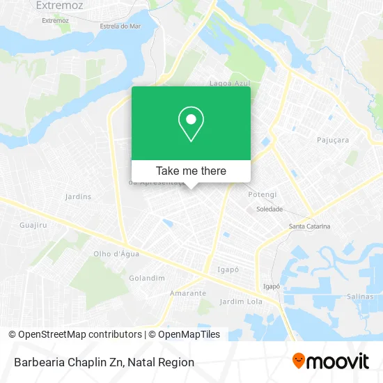 Barbearia Chaplin Zn map