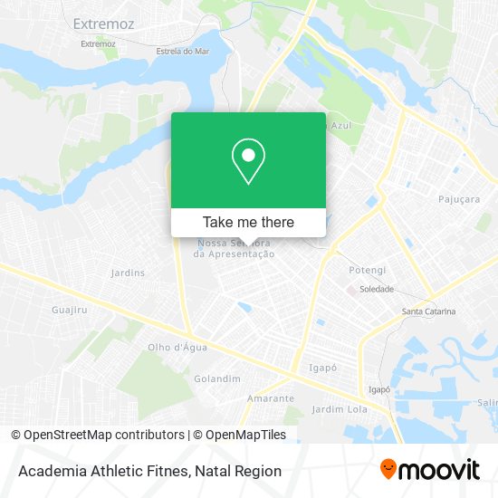 Academia Athletic Fitnes map