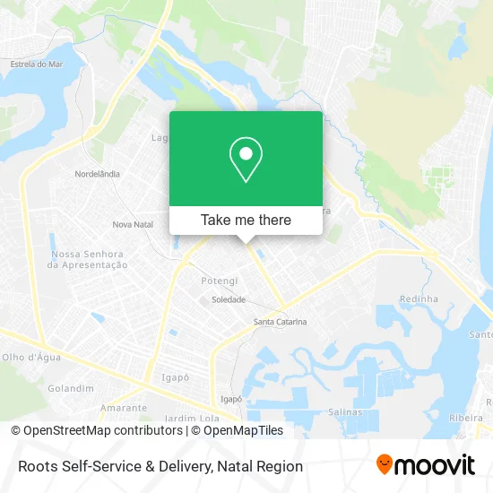 Roots Self-Service & Delivery map