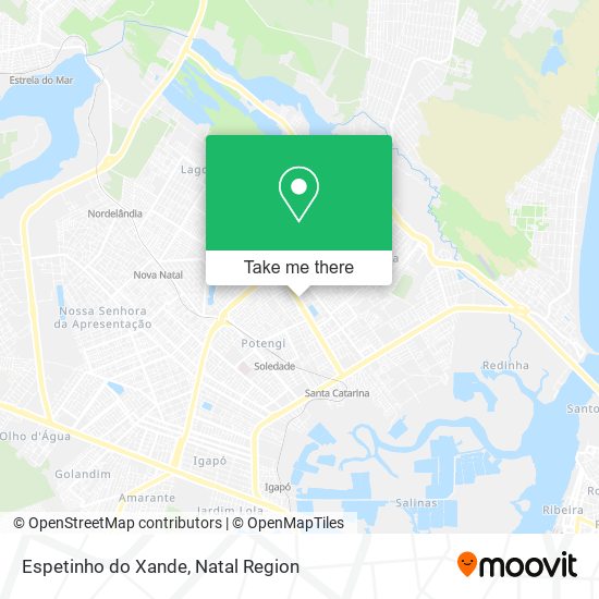 Mapa Espetinho do Xande