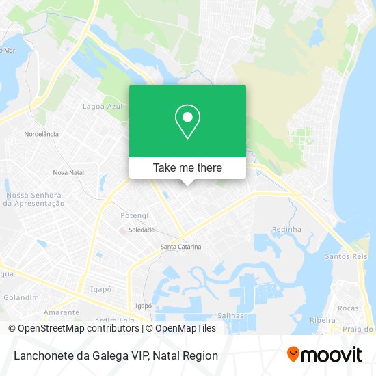 Lanchonete da Galega VIP map
