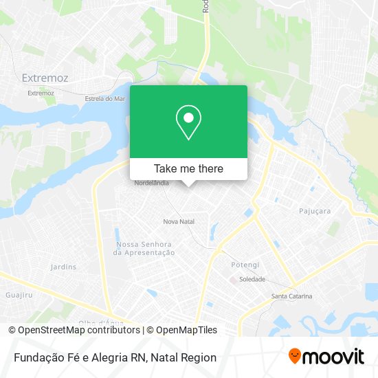 Fundação Fé e Alegria RN map