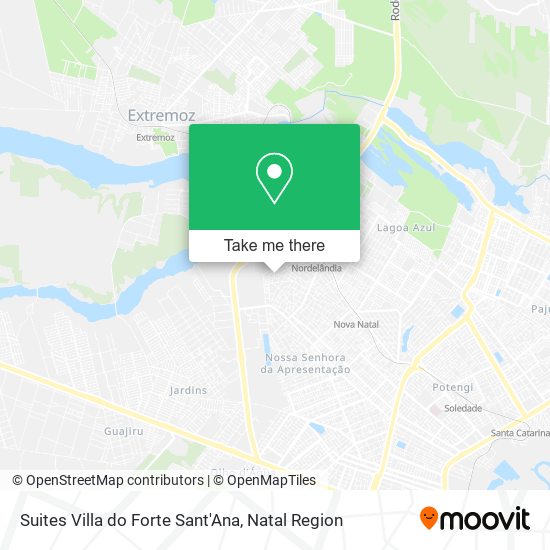 Suites Villa do Forte Sant'Ana map