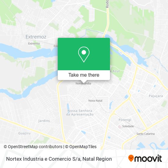 Mapa Nortex Industria e Comercio S / a