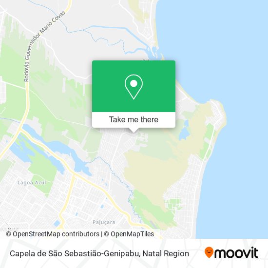 Capela de São Sebastião-Genipabu map