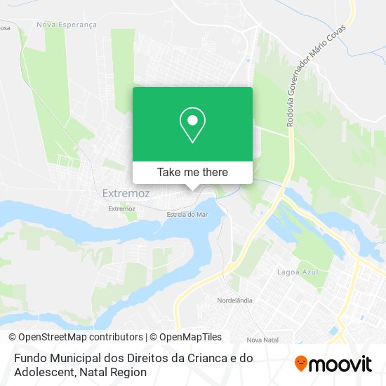 Fundo Municipal dos Direitos da Crianca e do Adolescent map