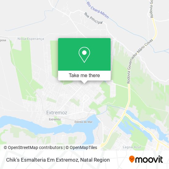 Chik's Esmalteria Em Extremoz map