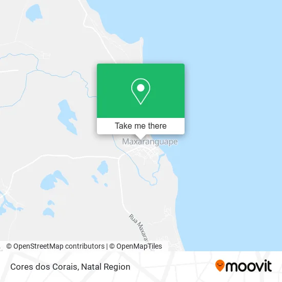 Cores dos Corais map