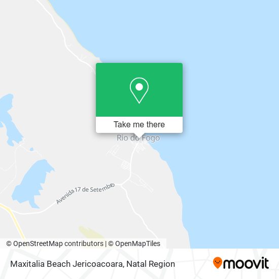 Maxitalia Beach Jericoacoara map