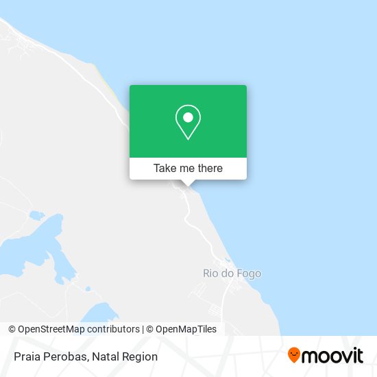 Praia Perobas map