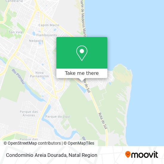 Condomínio Areia Dourada map