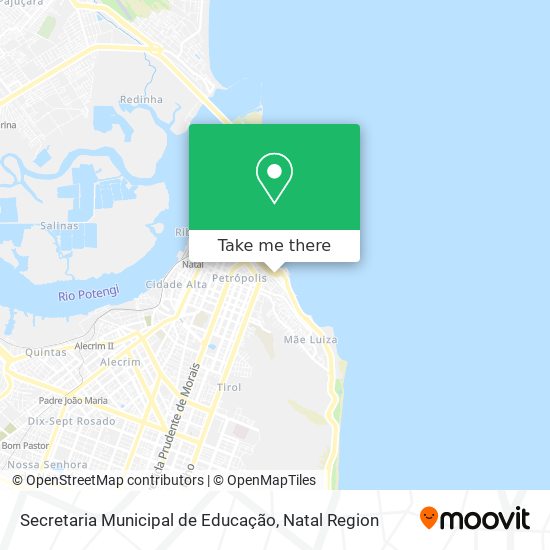 Secretaria Municipal de Educação map
